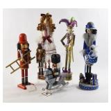 Pier 1 Hand Painted Wood Mantel Nutcracker