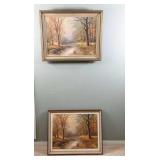 Robert Wood  Framed Artwork Print on Canvas x 2