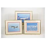 Litho Framed Fire Fighter Jets