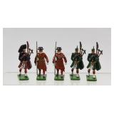 English & Scottish Hand Painted Soldiers
