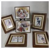 Clown Litho Framed Prints