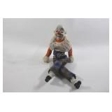 Very Old Hand Painted Composite Porcelain Clown