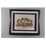 Diana M. King Signed  Artwork on Canvas Board