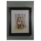 Diana M. King Signed  Artwork on Canvas Board
