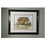 Diana M. King Signed  Artwork on Canvas Board