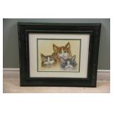 Diana M. King Signed  Artwork on Canvas Board