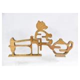 Wood Cut Out Acrylic Piggy Banks / Wall Art