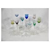 Bowring Stemware Colored Glass