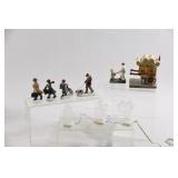 Department 56 Busy Sidewalk & Vendors