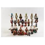 Christmas Nutcracker & Santa Tree Ornaments
