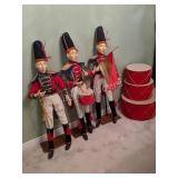 Floor 40" Paper Mache Christmas Marching Band