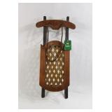 New Wooden & Metal 24" Decorative Sleigh