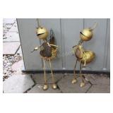 Metal Cricket Decor