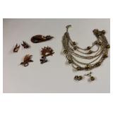 Costume Jewellery Necklace, Earring
