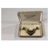 Sherman Earring & Brooch Set with Markings
