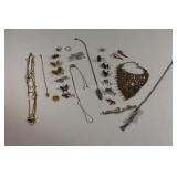 Costume Jewellery Necklace, Earring, Rings, Brooch