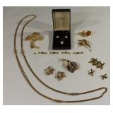 Costume Necklace & Earring & Brooch Sets
