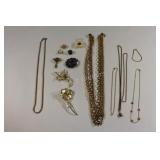 Costume Jewellery Necklace, Earring, Rings, Brooch