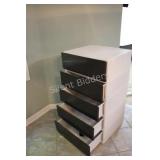 X Large Five Drawer Plastic Storage Container