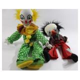 Stuffed Clown Dolls - Soft  Bodies