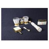 LATE ADDITION - Mother of Pearl Opera Set