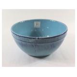 NEW, Maioliche Jessica  Aqua Blue Bowl