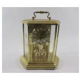 Heirloom Quartz Brass Mantel Clock