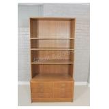 Mid-Century Modern Danish Teak Bookcase & Cabinet