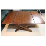 Flip Top Extendable Wood Coffee Table