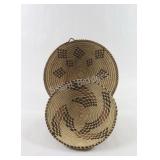 African Woven Wall Sisal & Sweetgrass Baskets