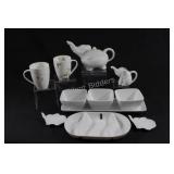 NEW Ceramic Collection of Elephants,Tea Pot, Cups