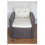 Solarium All-Weather Wicker Deep Seating Arm Chair