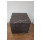 Solarium All-Weather Wicker Table Chest Storage