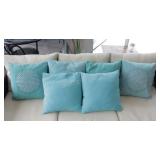 Turquoise Toss Cushions