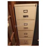 Four Drawer Metal Filing Cabinet