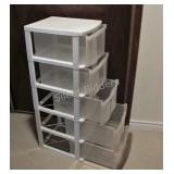 Gracious Living Five Drawer Storage Cabinet