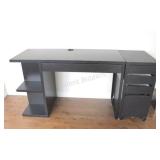 Laminate Desk with Open Shelfs, & Pull Out