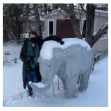 Life Size Baby Styrofoam Elephant