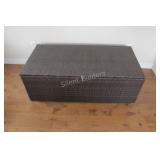 Solarium All-Weather Wicker Table Chest Storage