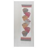 Hand Woven Wall Hanging with Fringes