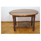 Spool Carved Side / End Table