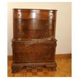 Federal Style Serpentine Highboy Dresser