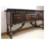 Union Furniture Carved LARGE Side Board