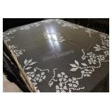 Antique French Fringe Hand Lace Table Cloth