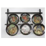 Tianex Russian Legends Collector Plates Set of Six