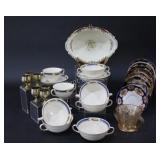 Bone China, Brass & Depression Glass