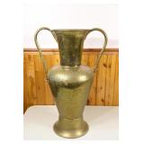 Hammered Floor Double Handle Vase