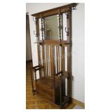 Barley Twist Mission Oak Hall Umbrella & Bench