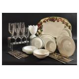 Diner & Corning Dishes, Glasses & Platter