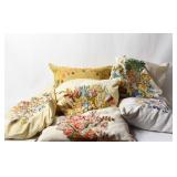 Hand Crafted  Needle Point Toss Cushions